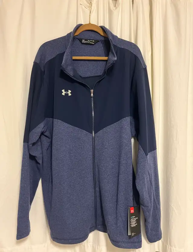 UNDER ARMOUR - XXL - NWT - MENS BLUE COLDGEAR ZIP UP JACKET COAT in Men's in Kingston - Image 5