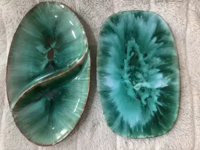 Divided platter 14.5” x 8.5” Flat Tray - 13”x 8.25”