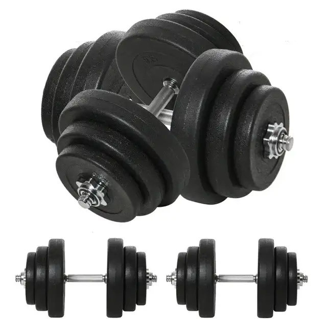 Adjustable 2 x 44lbs Weight Dumbbell Set in Exercise Equipment in Markham / York Region - Image 3