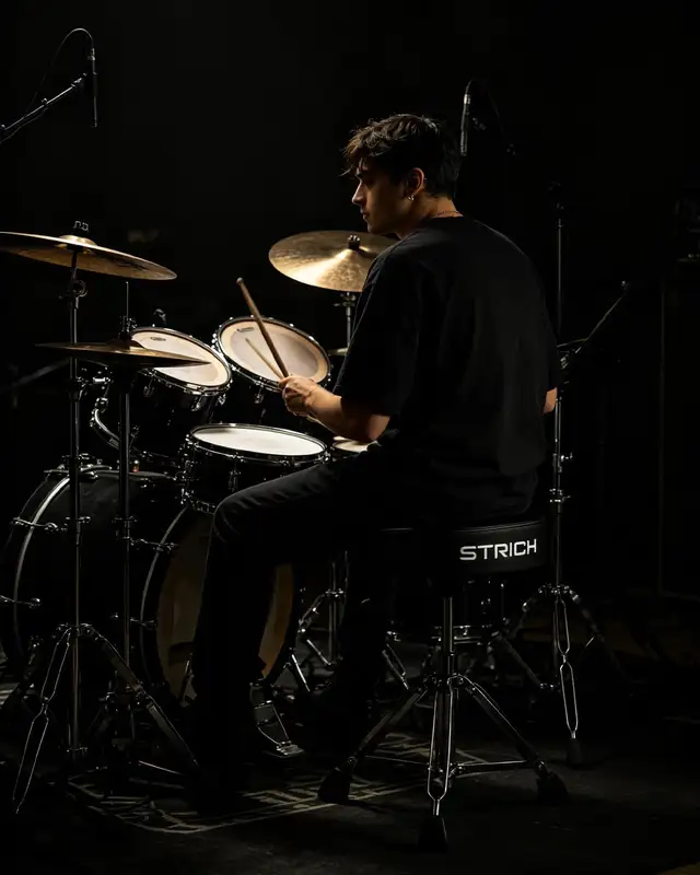 Hydraulic Drum Throne - Heavy Duty Saddle Seat, Adjustable Heigh in Drums & Percussion in Oshawa / Durham Region - Image 3