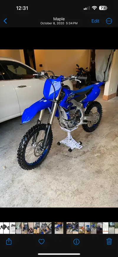 I'm selling my used 2021 Yamaha YZ450F, a high-performance dirt bike with a powerful 450cc engine, k...