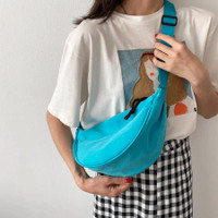 Crossbody Canvas Sling Bag for Women [LAKE BLUE]