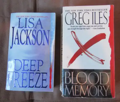 Books: Deep Freeze & Blood Memory, View more