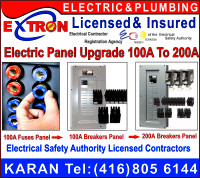 Licensed Electrician✔️Electric Panel Upgrade 100A to 200A✔️KARAN