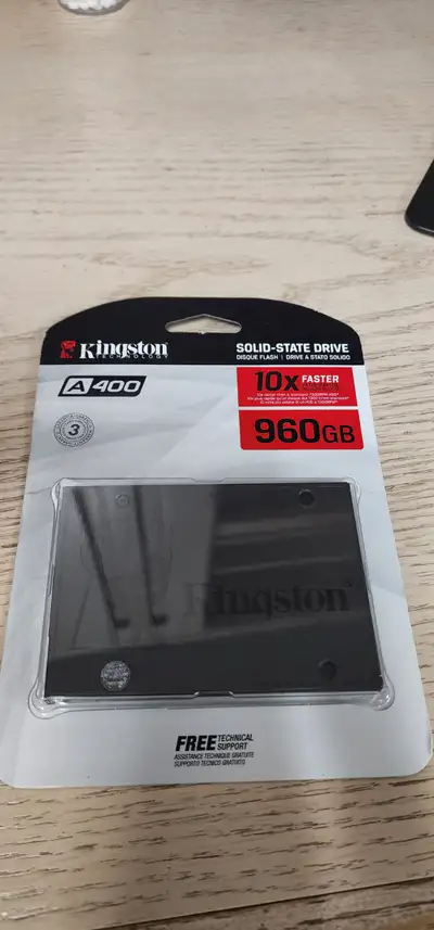 Kingston A400 960GB SATA 3 2.5" Internal SSD, View more