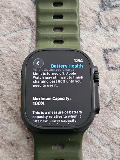 Apple Watch Ultra 3 - 100% battery health - Dec 2026 Warranty, View more