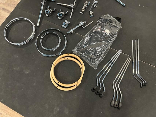 Drums parts, clamps, hoops in Drums & Percussion in Barrie - Image 2