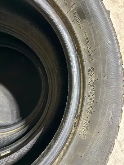 I'm selling a set of four Winter Il868 tires, size 225/60R17. These tires are in excellent condition...