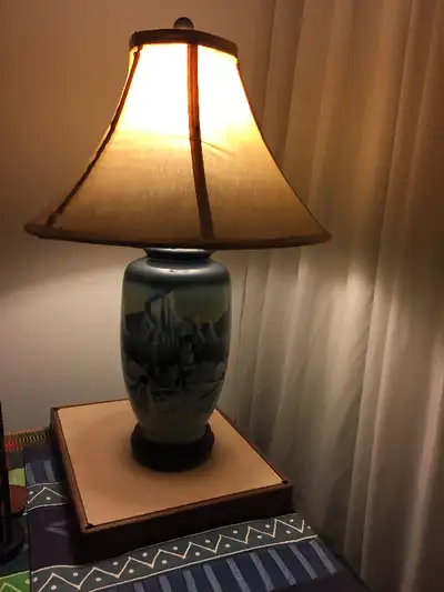 Hautman Brothers 2006 Signed Adele Penguins 23" Table Art Lamp, View more