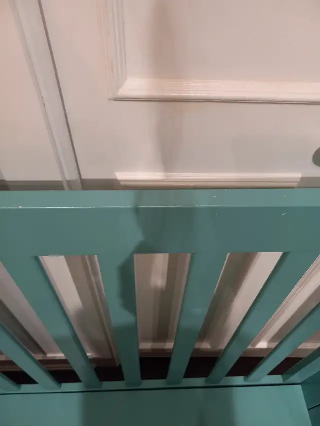 Babyletto Origami Mini Crib in Mint / Teal / "Lagoon" Green in Cribs in City of Toronto - Image 8