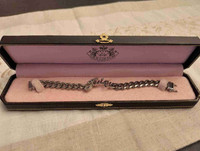 Juicy Couture Silver Script bracelet