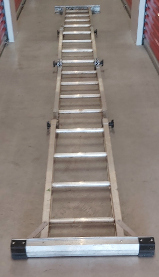 Articulated multiformat step ladder, ladder, and platform Ladders