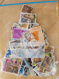 Approximately 400 Used Zambia Postage Stamps