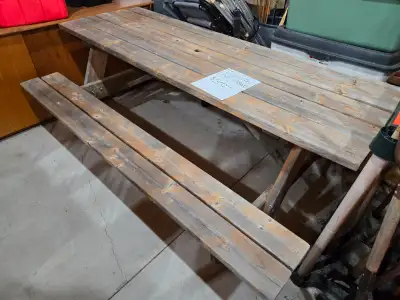 Large 7' Picnic Table, custom pro built