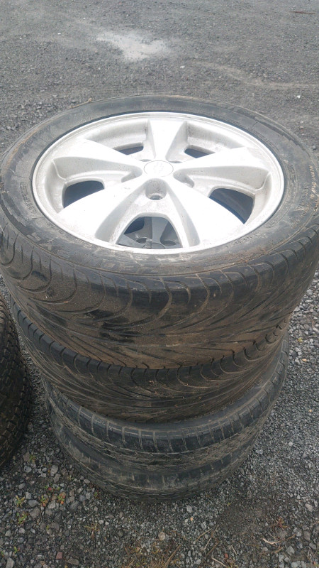 4 x 205/55/R16 Bridgestone Potenzas +  Cooper Zeons on Chev rims in Tires & Rims in Ottawa - Image 2