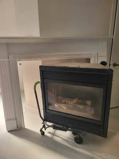 Gas Fireplace with Mantle, View more