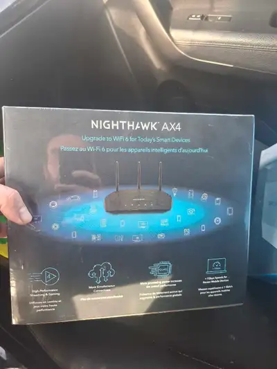 Améliorez votre réseau avec ce routeur Netgear Nighthawk AX4, conçu pour les appareils intelligents...