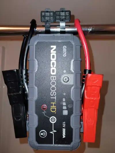I am selling a used NOCO Boost HD GB70 jump starter, a powerful and portable device for jump-startin...