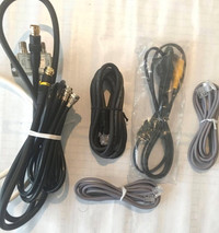 Cables (HDMI, DVI, TV, Audio, Modem, Network, Video, Electric)