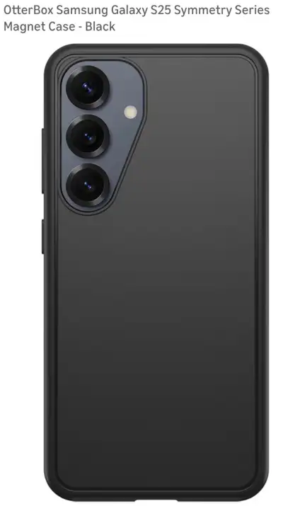 OtterBox Samsung Galaxy S25 Symmetry Series Magnet Case - Black, View more