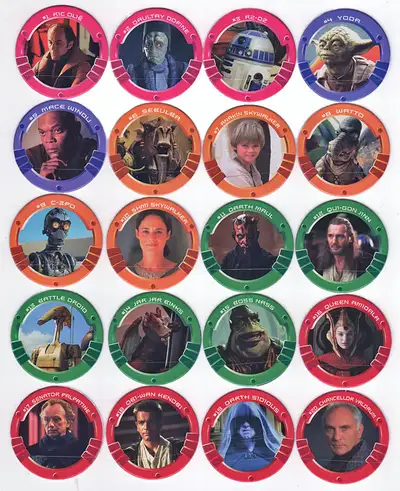 Star Wars Pog, Game Collector Boards., View more