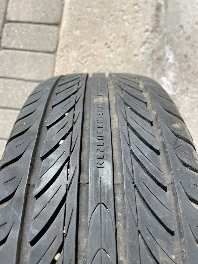 Like new set of 4 summer  tires 195/60 R15 88H in Tires & Rims in Kingston - Image 2