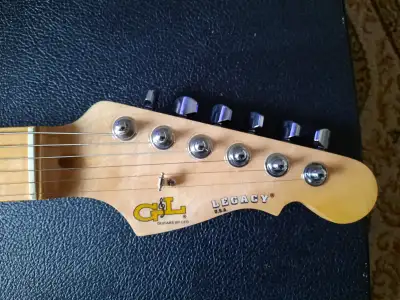 Nice strat, around 2006\07. Plays as good or better than Fender's strats. Strap locks' locking tuner...