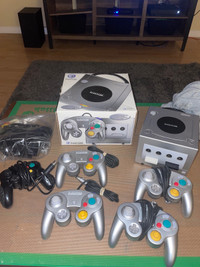 GameCube + Controllers + Memory cards