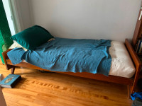 Twin bed futon + Mid Century Modern Frame