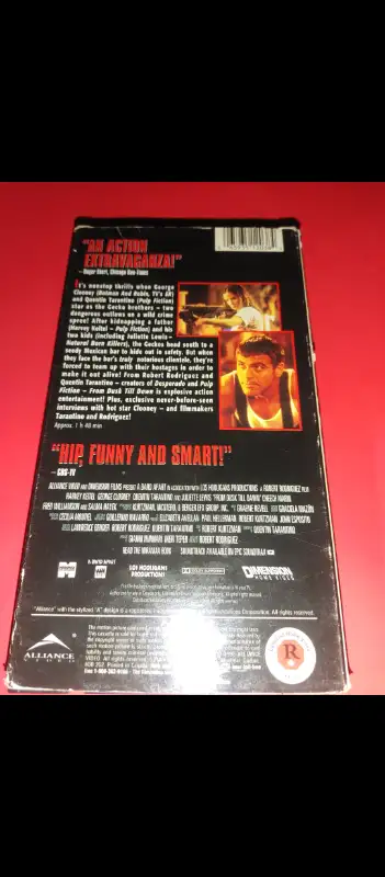 FROM DUSK TILL DAWN - VHS - 1996 HORROR / THRILLER )62863260312067122