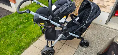 Evenflo Pivot Xpand Modular Travel System w/ Stroller & Car Seat, View more