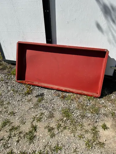 Well-built drip tray for generators, etc - measures 60" by 28".