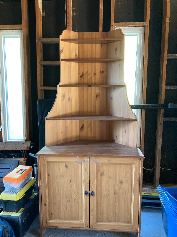 Corner IKEA display with doors Hutches & Display