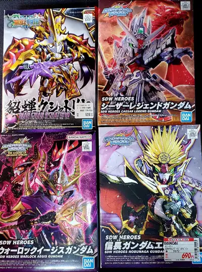 Up for sale is a brand new, unopened SDW Heroes Gundam model kit! Complete with its unique design an...
