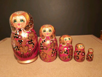 Authentic Hand Painted Russian Nesting Doll