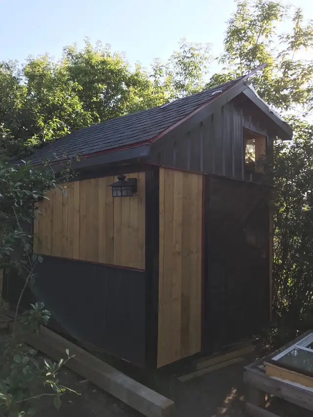 8x12 insulated cabin with loft630083119770891212