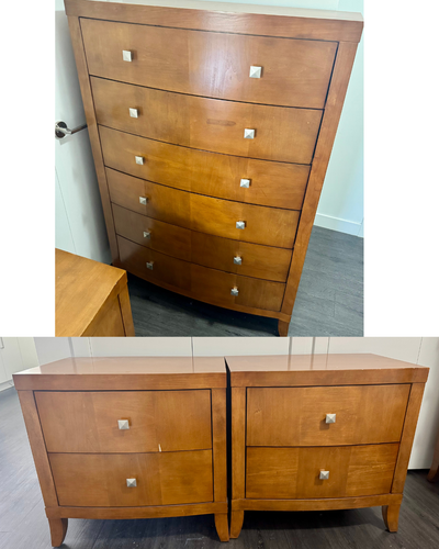 3-Pc Bedroom Set – Chest & Nightstands, $350, View more