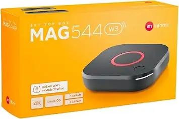 MAG 544W3 4K Built-in Dual Band 5G Wi-Fi Linux TV Box, View more