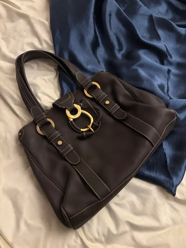 Bally Brown Leather Shoulder Bag