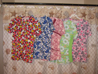 SCRUBS TOPS & BOTTOMS (size xs, m) $5 each or 3 for $10