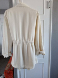 Hilary Radley off white Fall or Spring above knee jacket