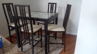 High chair and table set
