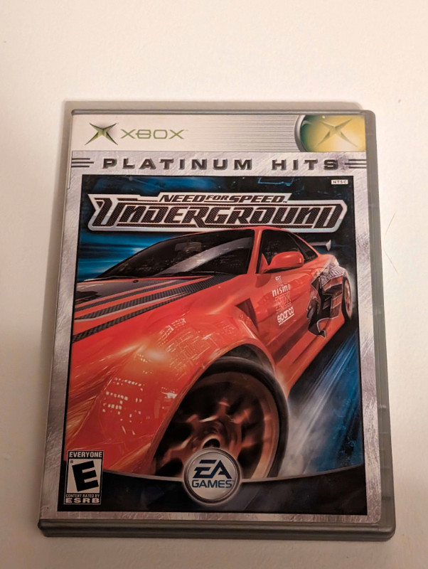 Need For Speed Underground Platinum Hits (Xbox) (No Manual) in Older Generation in Kitchener / Waterloo