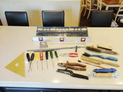 Variety of Tools for the Home/Shop -Screwdriver, Pliers, Brushes, View more