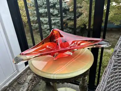 mid century beautiful Canadian Edag centrepiece bowl vibran, View more