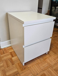 IKEA MALM drawer nightstand (white)