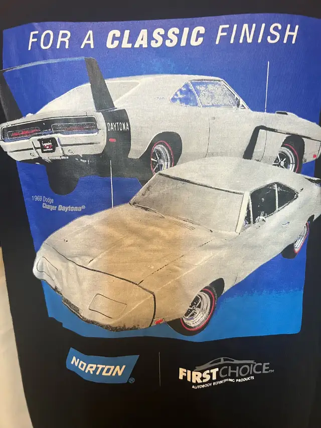 1969 Dodge Charger Daytona Tshirt / Norton Mens XL Shirt New in Men's in Kingston - Image 3