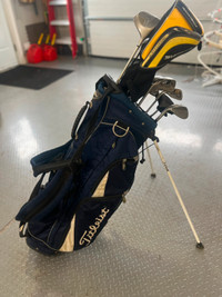 Full Set Men's Left  Handed Golf Club Set with Bag