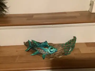 FISH DECOR ON DRIFTWOOD, View more
