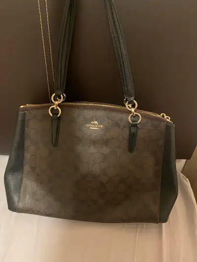 Coach Brown Leather Bag, View more